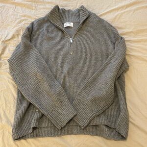 1/4 Zip Knit Sweater